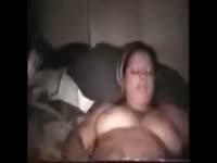 Busty mom enjoying her incest son's dick